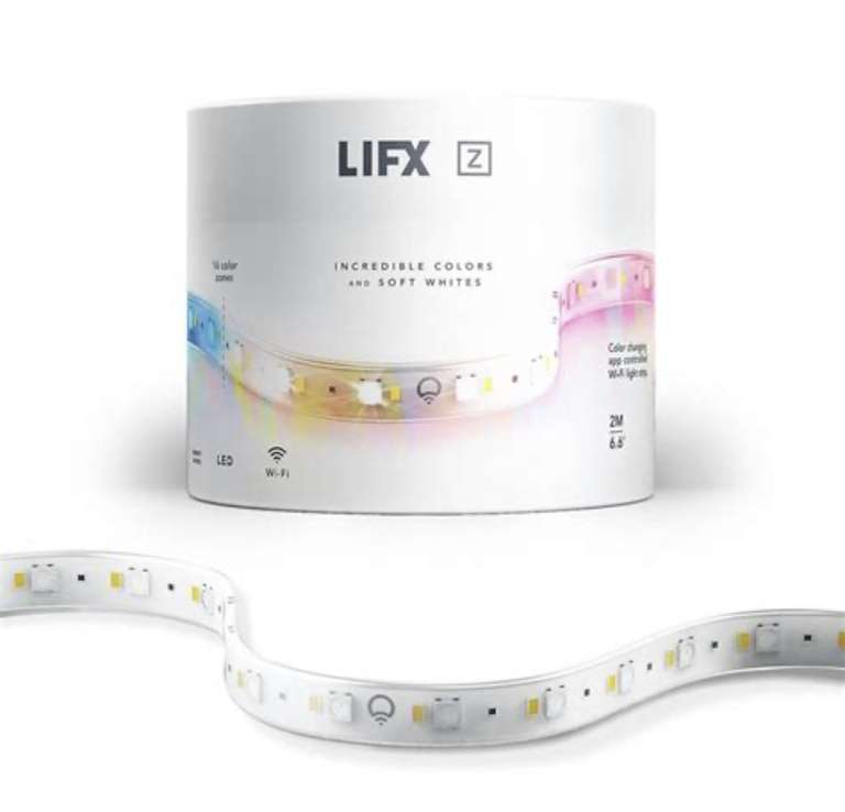 Kit de démarrage LED Light Strip LIFX Z - Multicolore et Blanc, WiFi Smart, 2 m