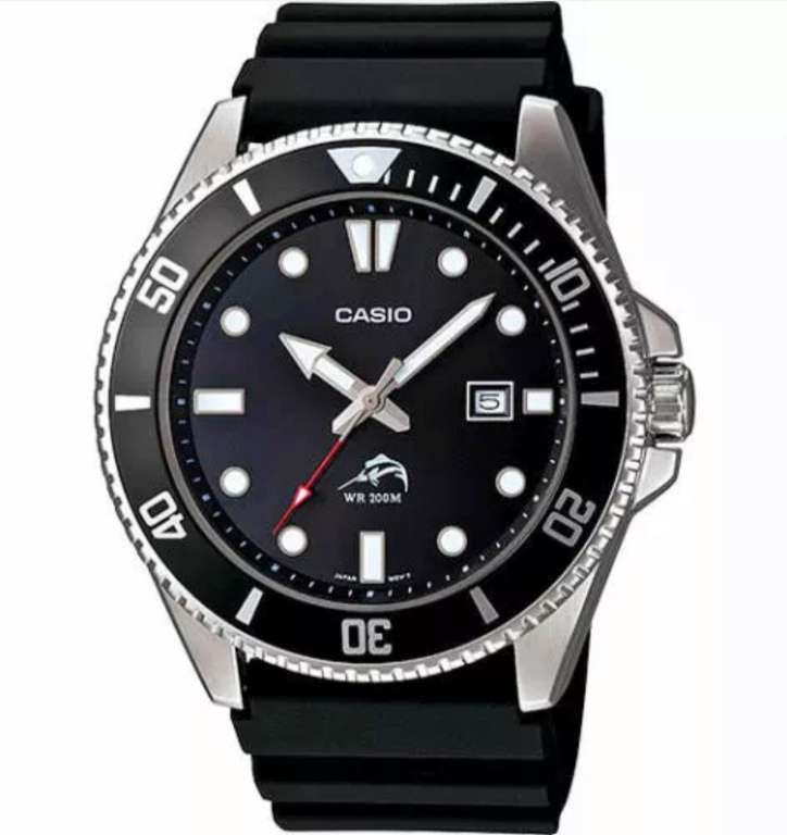Montre à quartz Casio Duro Marlin MDV106-1AV 200M - noire (frais de livraison et taxes incluses)