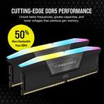 Kit mémoire RAM DDR5 Corsair Vengeance - 32 Go (2 x 16 Go), 6400 MHz, C32, RGB