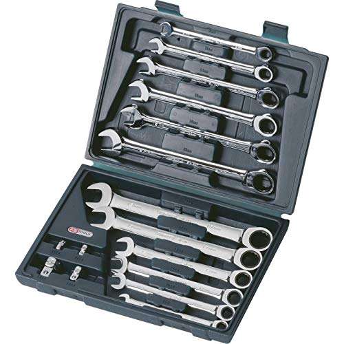 Coffret KS Tools (503.4266) de clés mixtes à cliquet 8-19 mm, 16 pièces