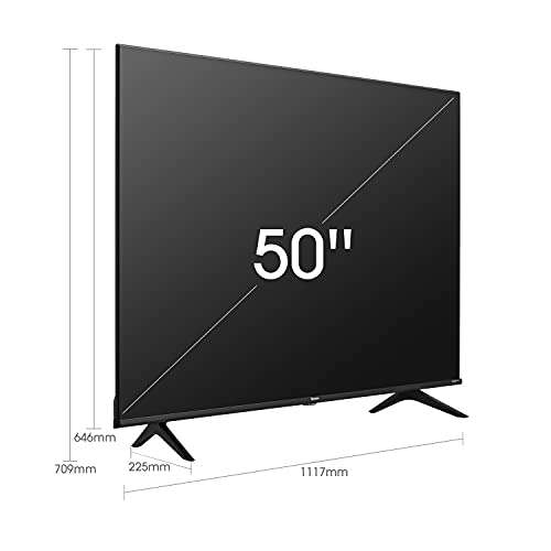 TV 50" Hisense 50A6EG 2022 - 4K UHD, HDR, Dolby Vision, DTS Virtual X, Freeview Play, Alexa