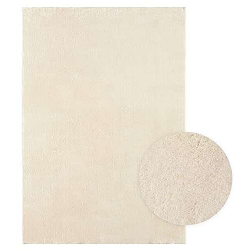Tapis relax moderne The Carpet - beige, 140x200 cm (Vendeur tiers - via coupon)