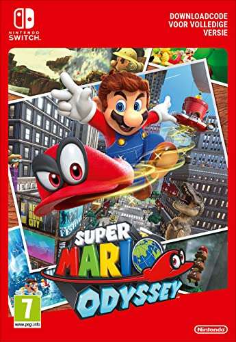 Console Nintendo Switch Rouge + Code de téléchargement Super Mario Odyssey (+30€ offerts en bon d'achat)