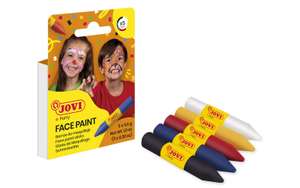 5 Crayons de Maquillage pour Enfants, Jovi - Face Paint