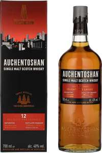 Whisky écossais - Auchentoshan 12 ans Single Malt Scotch avec étui - 40%, 70cl