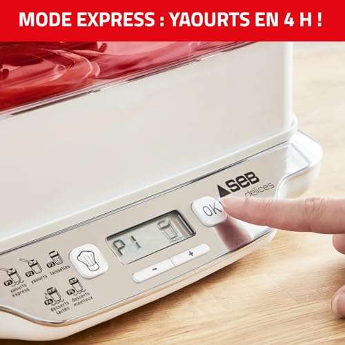 Yaourtière SEB Multidelices Express - 12 Pots - Rouge (Vendeur tiers)