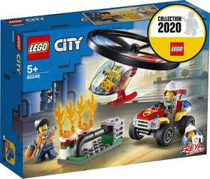 Jouet Lego City L'intervention De L'hélicoptère Des Pompiers - 60248 (Via 9.95€ sur la carte)