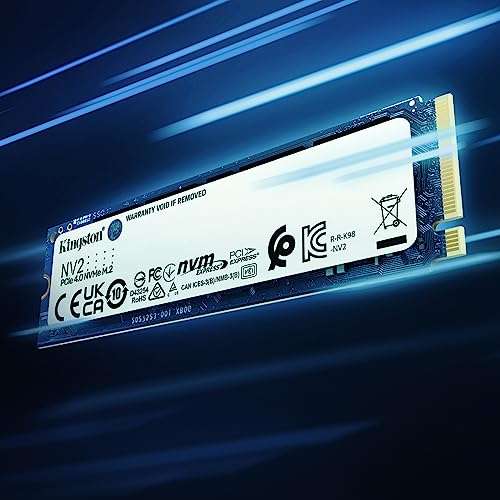SSD NV2 NVMe PCIe 4.0 Kingston M.2 2280 -1To, SNV2S/1000G