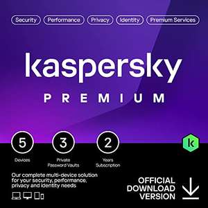 Licence Kaspersky Premium Total Security 2024 - 5 appareils, 2 ans (Dématérialisé)