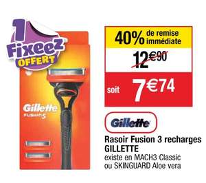Rasoir Gillette Fusion 3 avec recharges