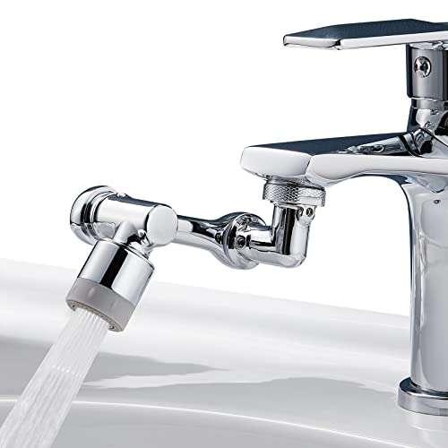 Extension robinet multi-angle avec mousseur pour robinet (Vendeur tiers)