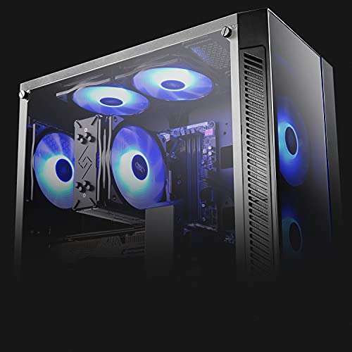Pack de 5 ventilateurs PC Deep Cool RF120M RGB LED PWM - 120mm (Via coupon - Vendeur tiers)