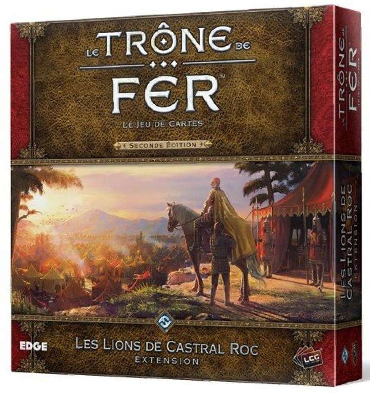 Sélection d'extensions pour le jeu de société Le Trône de Fer - Ex : Seconde Édition : Les Lions de Castral Roc