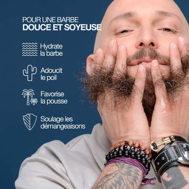 Huile de Ricin Sapiens Barbershop Barbe BIO - 50ml (vendeur tiers)