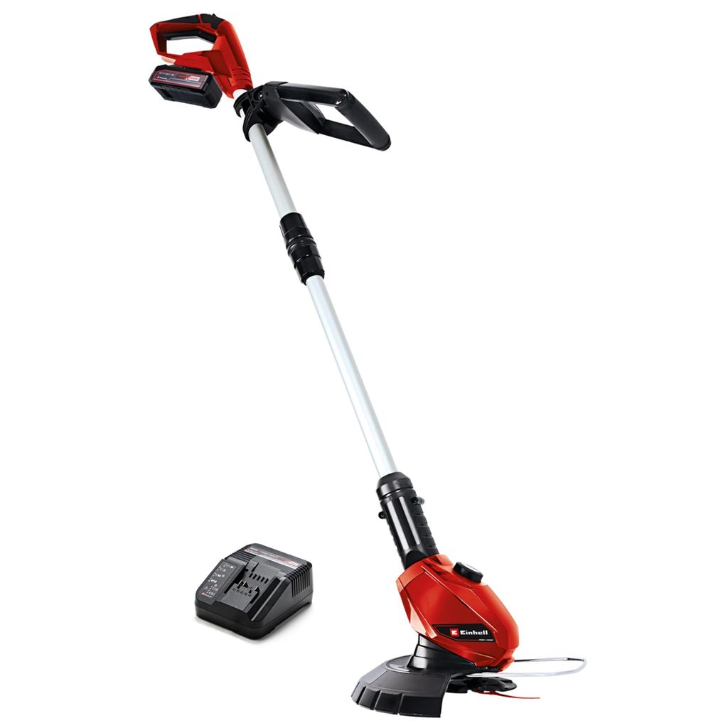 Coupe-Bordures sans Fil GE-CT 18 L Einhell - 1 x 2,5 Ah, Power X-Change,18 V, Bloc Moteur pivotant et inclinable