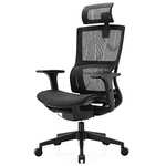 Chaise ergonomique de bureau Sihoo - Support Lombaire et accoudoirs, 150 kg max.