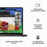 PC Portable 14.2" MacBook Pro - M3 Pro, 18 Go de RAM, 1 To de SSD (MRX43T/A)