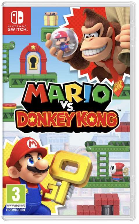 Mario VS Donkey Kong sur Nintendo Switch + Porte clé