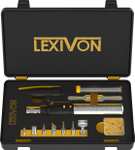 Fer à souder à gaz Lexivon LX-770 - Fonctionnement au Butane, 6 pannes à souder, accessoires, coffret