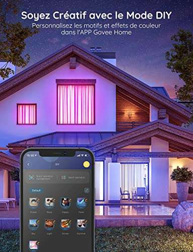 Govee Ruban LED TV 2m RGB USB avec App Bande Lumineuse