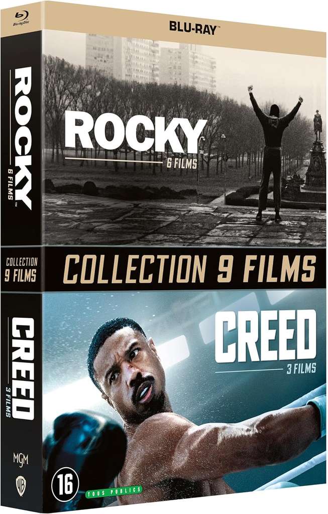 Coffret Blu-ray Rocky + Creed - 9 Films –