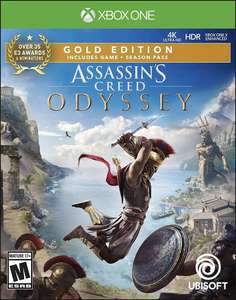 Assassin's Creed Odyssey - Gold Edition: Jeu de base + Season Pass + AC 3 Remastered sur Xbox One et Series XIS (Dématérialisé - Store ARG)