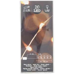Guirlande lumineuse - 20 ampoules LED, 1m