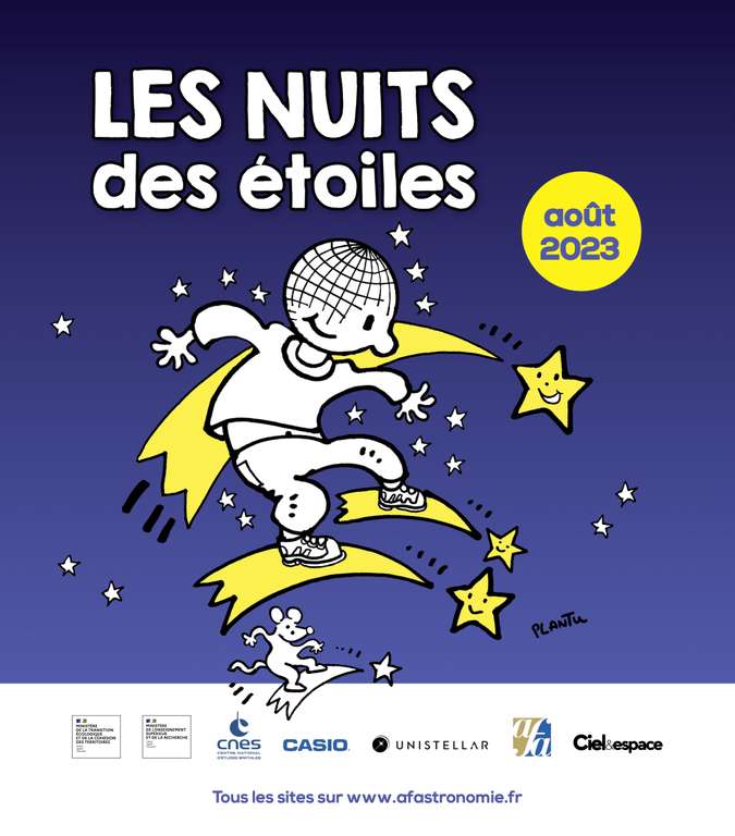 Entrée et Animations Gratuites à l'occasion des Nuits des Étoiles du 11 au 13 août - Ex: la Cité de l'Espace à Toulouse (31)