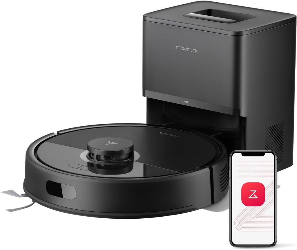 Robot aspirateur laveur Roborock Q7 L5+ avec station - aspiration, vidange auto, navigation LiDAR, 3 niveaux d'eau (vendeur tiers)