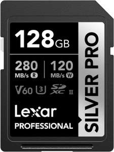 Carte SD lexar Pro 128go V60