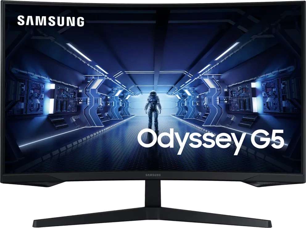 Ecran PC Gamer Incurvé - SAMSUNG ODYSSEY G5 - LC27G55TQWRXEN - 27 WQHD -  Dalle VA - 1ms - 144Hz - FreeSync Premium