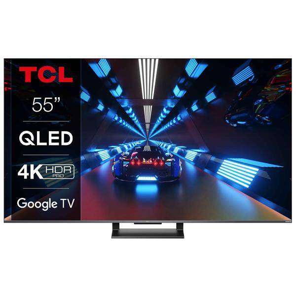 TV 55" TCL 55C735 2022 - QLED, 4K, 144 Hz Google TV, Son Onkyo Dolby Atmos, Dolby Vision, ALLM et Freesync, Hdmi 2.1 VRR (via ODR 100€)