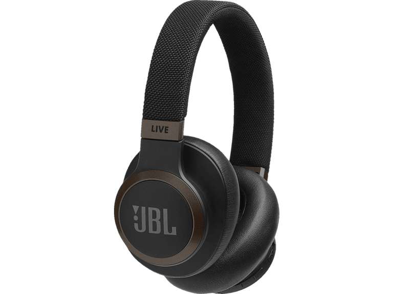 Casque audio sans-fil à réduction de bruit active JBL Live 650BTNC - Bluetooth, Noir (Frontaliers Allemagne)