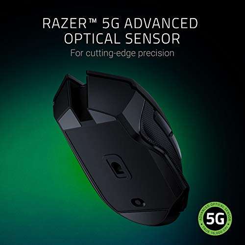 Souris Gaming sans fil Razer Basilisk X Hyperspeed - technologie Razer HyperSpeed, capteur optique 5G avancé