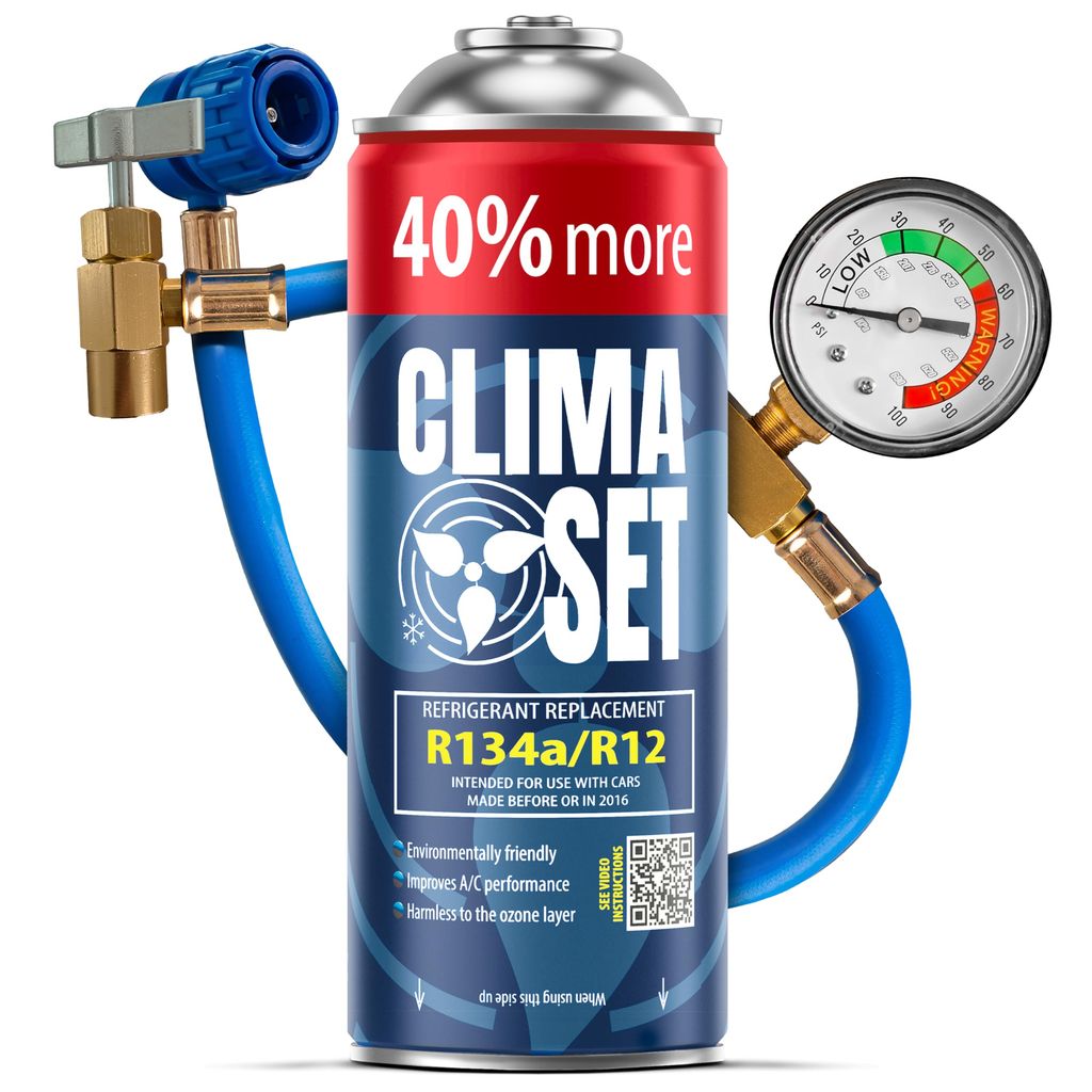 Flacon de Remplacement de Gaz Réfrigérant R134a ClimaSet - 235g (Vendeur tiers)