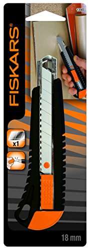 Cutter à rail métallique Fiskars - 18 mm, Orange/Noir