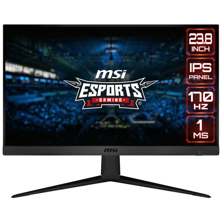 Écran PC Gaming 24" MSI G2412 - Full HD IPS, 170Hz, 1ms, FreeSync Premium