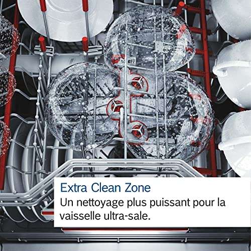 Lave-vaisselle encastrable Bosch Série 6 SMV6ECX93E - 13 couverts, 60cm, 40dB, Classe D