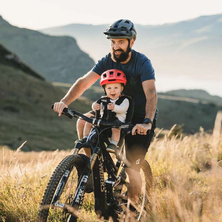 Siège Avant Enfant Vélo – 2 à 5 Ans, Compatible VTT Adulte, Amovible, Avec Guidon Et Repose-pieds