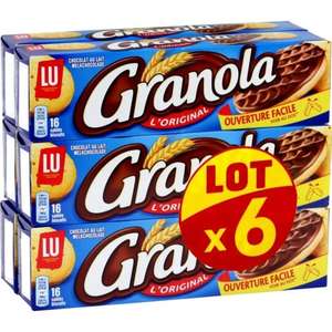 6 paquets de Biscuits sablés chocolat lait Granola - 6x200g (Via 2.32€ sur la Carte de Fidélité)