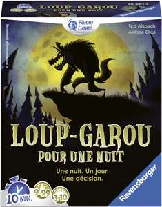 Sélection de jeux cartes Loup Garou Ravensburger - Ex : Loup Garou Pour Une Nuit (via ODR Ravensburger)
