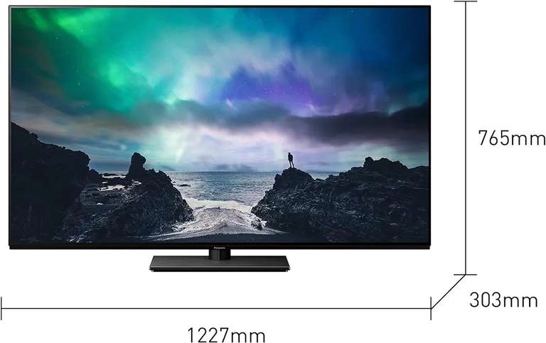 TV OLED 55" Panasonic TX-55LZ800E - Processeur HCX Pro AI, 4K, 120 Hz, HDMI 2.1, HDR 10+, Dolby Vision, Dolby Atmos, Freesync Premium/VRR
