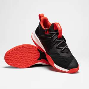 Chaussures de Handball H500 Faster Noir/Rouge - Du 38 Au 47