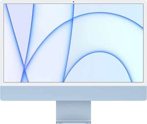 PC de bureau tout en un Apple iMac 24" avec écran Retina 4,5K, M1 avec CPU 8 cœurs et GPU 8 cœurs, 256 Go SSD (Frontaliers Belgique)