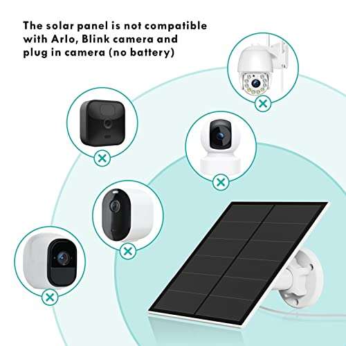 [Prime] Panneaux solaires pour camera extérieur (vendeur tiers, via coupon)