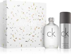 Coffret cadeau mixte Calvin Klein CK One : Eau de Toilette 100 ml + déodorant en spray 150 ml