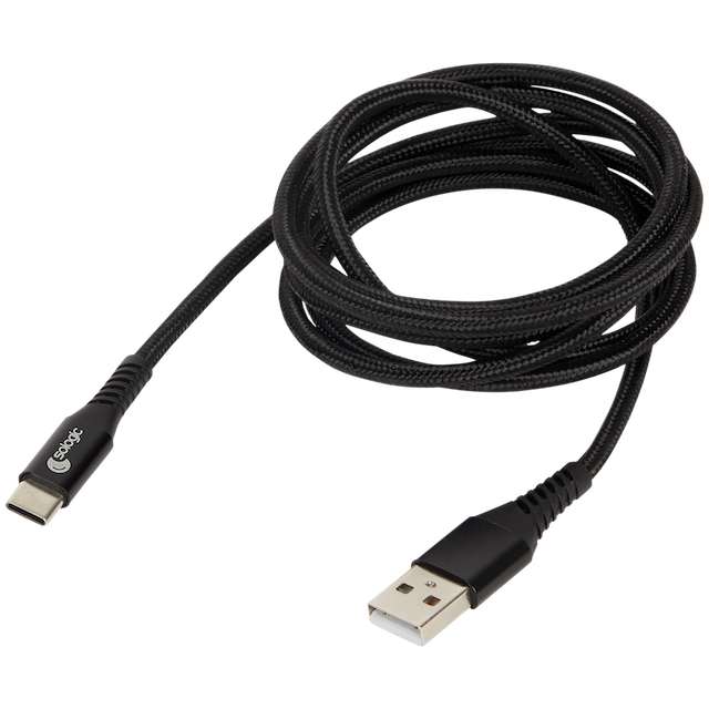 Câble de charge et Transfert de données USB-C Sologic - 1,5 mètre, Diverses variantes