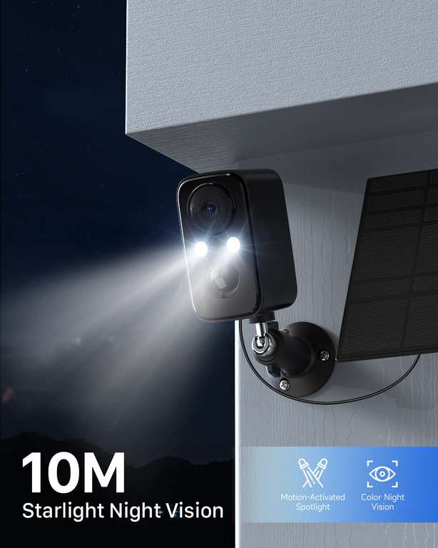 Camera Surveillance sur Batteries Rechargeable 1080P Caméra de Surveillance  WiFi Exterieure sans Fil Batterie de 5200 mAh,avec Détection PIR,Vision  Nocturne,Alarme Sonore et Lumineuse : : High-Tech