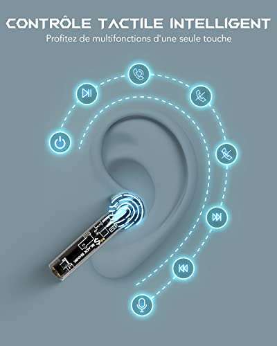 Sélection d'écouteurs sans fil Black Shark - Ex : Ecouteurs Lucifer T14 avec Boitier de charge - Bluetooth 5.0, IPX5 (Vendeur tiers)