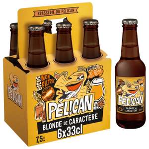 Pack de 6 Bières Blonde de Caractère Non-Filtrée Pelican